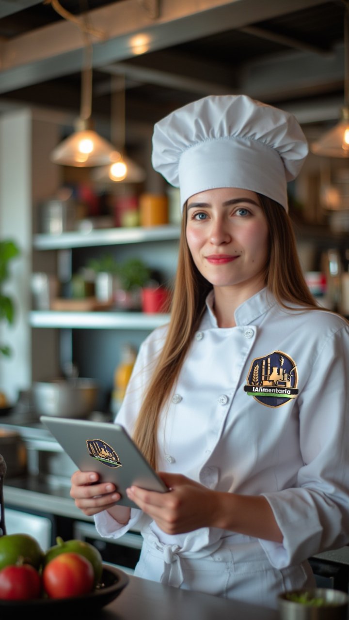 Consultor sanitario guiando a un equipo de cocina